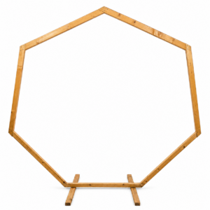 Svatební brána heptagon - dřevěná