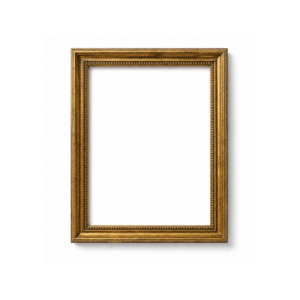 Zlatý dekorativní rám na fotografie 60 × 80 cm
